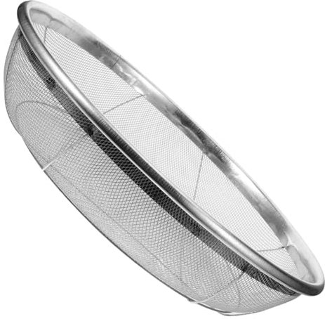 INOOMP Sieve De Jardin Acier Inoxydable Tamis à Sol avec Maillage pour Filtrer Gravier Et Outil Pratique pour Jardinage Et Au Plage