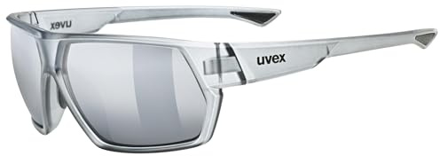 Uvex sportstyle 238 - Sportbrille für Damen und Herren - starker Schutz vor Sonnenstrahlung - kontraststeigernd - smoke mat - one size