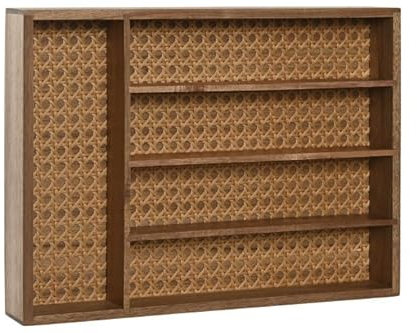 Desconocido Bandeja Para Cubiertos de Acacia Natural/Organizador de Cubierto de Acacia/Organizador de Cubertería/Tabla Para Guardar Cubiertos Acacia Natural 34,5cm x 25,5cm x 5cm