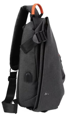 CLWYWUL Motorrad Hecktasche Motorrad-Satteltasche Umhängetasche Für Herren Und Damen Kleiner Rucksack Schultertasche Brusttasche Sling-Rucksack Für Wandern Radfahren Reisen