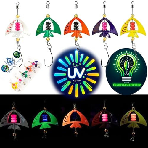 Njord Kalastus Messeneuheit 2025 Wing Spoons Forelle Set 4,5g UV Aktiv | Forellen Spoon Set Forellenköder Neuheiten 2025 | Forellen Köder Box Angelzubehör Forelle