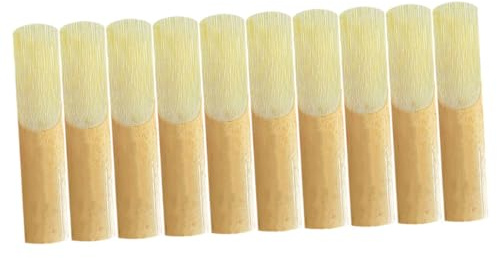 TOYZFRIENDY 10 Stück Teiliges Altsaxophon Blättchen aus Hochwertigem Material Formstabil und Bruchfest Professionelle Musikinstrumenten zubehör für Anfänger und Profis Kompakt und Praktisch
