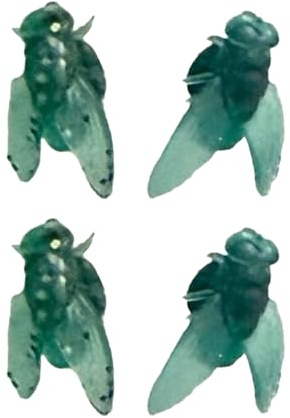Tiges d'oreilles moulées à la mouche en macromolécule extrêmement légère, fabrication détaillée, port flexible pour les occasions décontractées, clous d'oreilles en résine, taille unique, Comme décrit