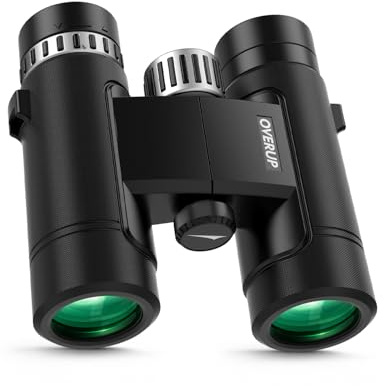 Fernglas Erwachsene 10x26 Kompakt - BAK4 Prisma & FMC Optik, Wasserdichtes Leichtes Taschenfernglas für Vogelbeobachtung, Wandern, Konzerte & Reisen - Familienfreundliches Design für Profis & Kinder