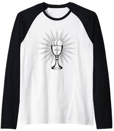 Calice catholique Eucharistie Coupe Religieuse église chrétienne Manche Raglan