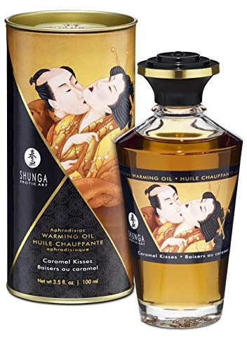 Shunga Erotic Arts Wärmendes Aphrodisiakum-Öl, Orange/Brown, 100 ml