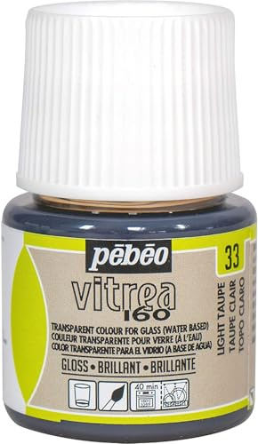 Pebeo Vitrea 160 Glossy, Light Taupe