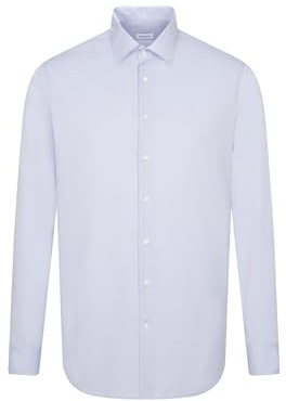 Chemise business homme Seidensticker - coupe ajustée - sans repassage - col Kent - manches longues - 100 % coton