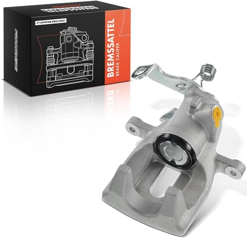 Frankberg Brake Caliper Disc Brake Rear Left Cast Aluminium Compatible with C4 II B7 DS4 DS4/DS4 Crossback 3008 MPV 0U 308 CC 4B 308 I 4A 4C RCZ Replace# 4401Q0