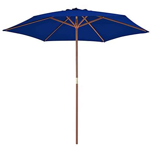 Festnight Sombrilla Voladiza Parasol Excentrico Colgante con Manivela para Terraza Jardín Playa Patio Exterior, Protección Solar UV, 270 cm