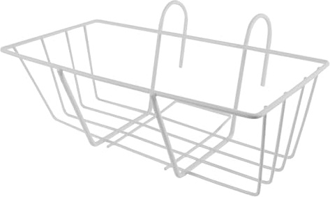 Cabilock Geländer Pflanzgefäße Blumentopf Hängende Blumentopfhalter: Pflanzkörbe Aushöhlen Blumentopfhalter Geeignet Für Balkon Garten Indoor Und Outdoor