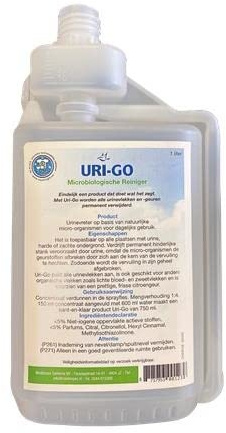 Uri-Go Uringeruchsentferner. 1 Liter Konzentrat