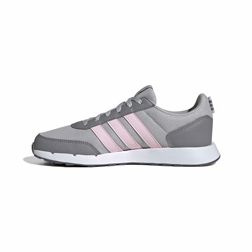 adidas Damen Run 50s Shoes, Grey Two/Clear pink/Grey Three, 37 1/3 EU