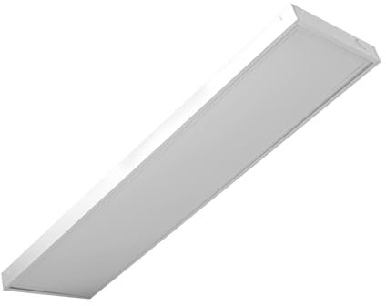 pureled LED Panel Rasterleuchte 120x30cm 50W Kaltweiß 6000K Aufbaurahmen Leuchte Deckenleuchte Pendelleuchte Wandleuchte inkl. Trafo (Kaltweiß, 120x30 50W)