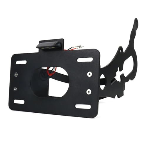 Motorrad Kennzeichenhalter Seitlicher Eliminator, Seitlicher Kennzeichenhalter, Seitlicher Kennzeichenhalter Für Kawasaki Für Vulcan 800 Für VN800 1995-2006 Einstellbare Kennzeichenhalter