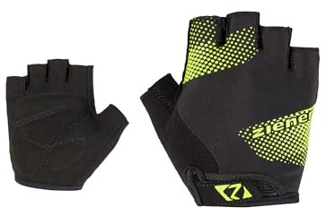 Ziener Kinder CASMIRO Fahrrad-/Mountainbike-/Radsport-Handschuhe | Kurzfinger - atmungsaktiv/dämpfend, Poison Yellow, XL