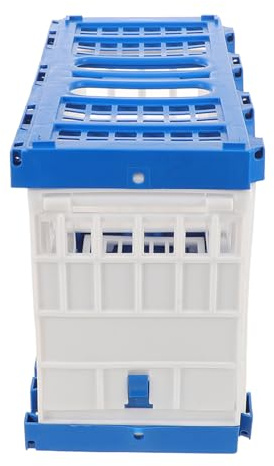 CLISPEED Caja Transportadora para Aves Mensajeras 32X165X245 CM Cesta Ligera de Plástico Puerta Lateral Desmontable Jaula Portátil para Entrenamiento Carreras y Cuidado Doméstico
