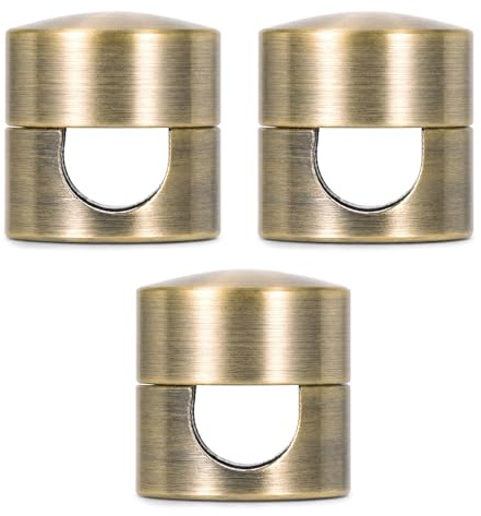 3 Sets Adjustable Cable Holder Clips Bronze Metal Wire Holders for Cables Adhesive Cord Management Anchor for Desk Nightstand Office Ceiling Lights Suitable for Wire Organization