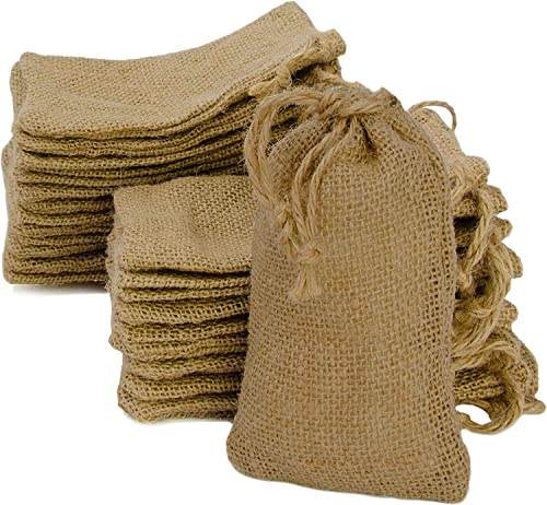 BlueFox Adventskalender zum Befüllen, nachhaltige Jutesäckchen 24er Set Säckchen klein, Weihnachtskalender, Geschenksäckchen, Jutebeutel für Kinder, Geschenk. Naturfaser, Weihnachten, braun