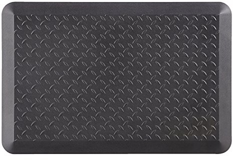 Unicomfort Anti-Ermüdungsmatte - Arbeitsplatzmatte - 90 x 60 x 1,5 CM - Diamantprofil - Gummi