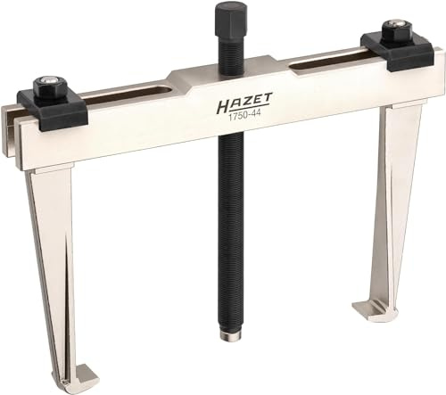 HAZET Schnellspann-Abzieher, 2-armig 1750-44, Innen- und Außenabzieher | Länge 354 mm, Spannbereich 440 mm, 12300 g, Spannbereich: 440 mm, Antrieb 260040 Zweiarmiger Abzieher,, Max. 20 t