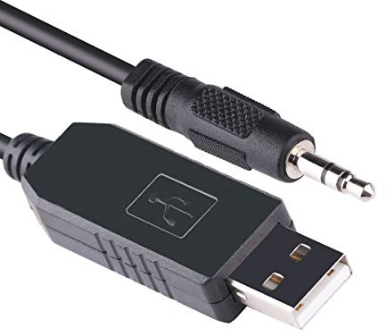 Mendouconert Cable serie USB para GTMedia V8 V8X V7 V7S FreeSAT Super Satélite receptor IPTV decodificador actualización flash 3,5 mm Audio Jack AJ RS232
