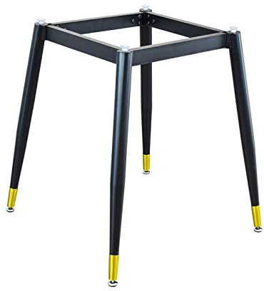 Tischbeine aus Metall mit verstellbaren Schutzfüßen, robuste Möbelbeine aus Eisen zum Selbermachen für Esstisch, Bürotisch, Konsolentisch, mit Saugnapf und Schrauben (90 x 90 cm,