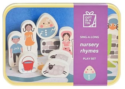 Apples to Pears – Gift in A Tin - Sing-A-Long Nursery Rhymes | Play & Learn Educational Play Set for Kids, Boys & Girls (3+) | Educational Gifting (W-14.5cm / H-6cm / D-10.5cm).