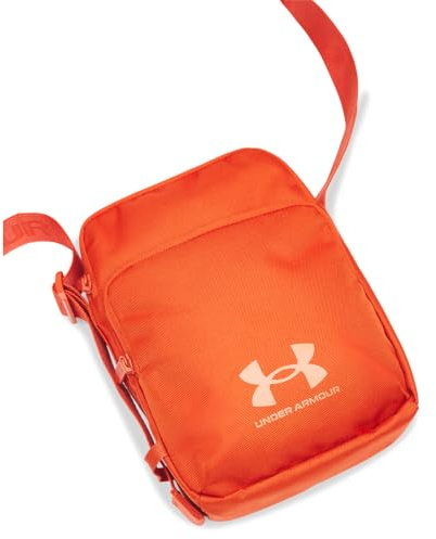Under Armour Unisex Essential Lite Crossbody Bag, wasserabweisende kleine Umhängetasche, Damen und Herren Handtasche mit verstellbaren Gurtbändern,Surplus Orange / / Orange Base,OSFM