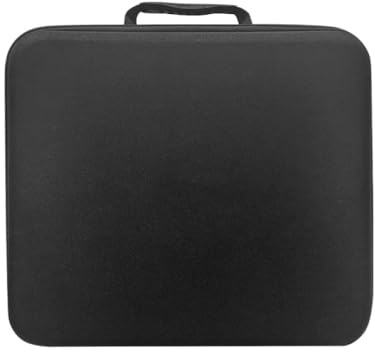 Carrying Case for PS5 Pro, Hard Shell Travel Protective Bag Suitable for PlayStation 5 Pro Console, Controllers& Disc (Black)