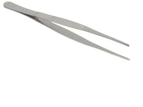 Honseadek Pinzette per barbecue in acciaio inox, pinze per barbecue, churrasco, utensili da cucina, ristorante, buffet, antiruggine, debole magnetismo (20 cm)