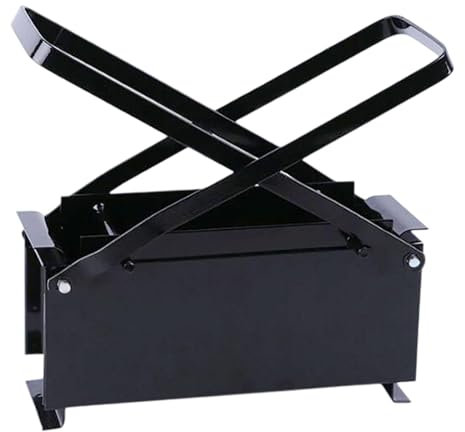 LeeQinersw Giornale Briquette Maker Paper Log Maker Household Strumento Manuale di Risparmio Brick Maker