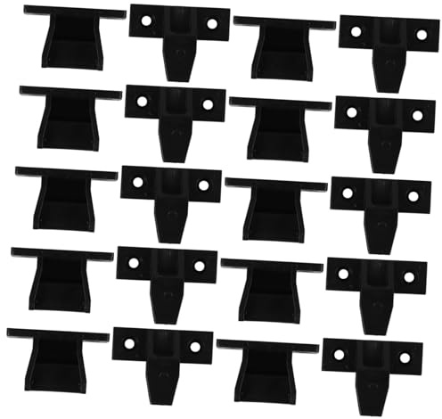 Ciieeo 10juegos Accesorios De Hardware Para Abrazaderas Deslizantes Guías De Cajón De Topes Deslizantes Para Cocina Kit De Reparación Para Muebles