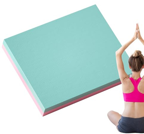 Protège-Genoux Yoga - Tapis Épais | Coussin de Coude pour Exercices Femmes Hommes Abdominaux Planche Épaules Étirements Quotidien