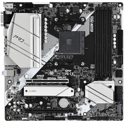 Scheda madre Fit For ASRock B550M Pro4 Socket AM4 AMD B550 Supporta CPU Ryzen 5 5600 4500 3200G 3600 5700X DDR4 128GB NVMe SSD Micro ATX