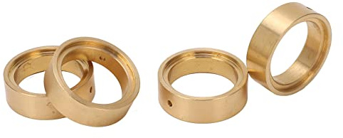 Neiyty Anneau de Serrage de Roue de Contrepoids RC en Laiton, 4 Pièces pour Une stabilité Améliorée, adapté pour FMS FCX24 1/24