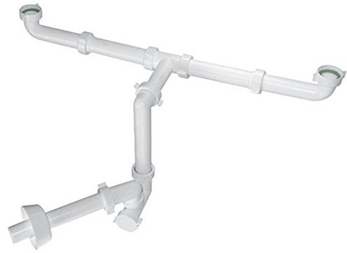 Sifon für Doppelwaschtisch, platzsparender Waschtischsifon