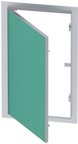 Puerta revisión Trampilla inspección marco aluminio 30x60cm Panel acceso Yeso 12,5 mm Techo Pared