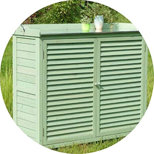 TYLZDZ Aufbewahrungsboxen Gartenschrank Einfacher Holzschuhhalter Für Den Innen- Und Außenbereich Sonnen- Und Wasserdichter Gartenschrank Balkon Gang Werkzeugschrank