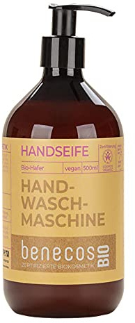 benecos Bio – Sapone mano avena biologica lavabile a mano – vegano – plastica riciclata