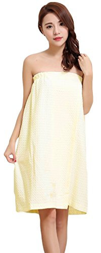 Damen Saunakilt, Damen Bademäntel für Spa Dusche Verstellbare Robe Saunasarong Saunatuch Baumwolle Sarong Kilt Bequeme Home Wear Nachtwäsche