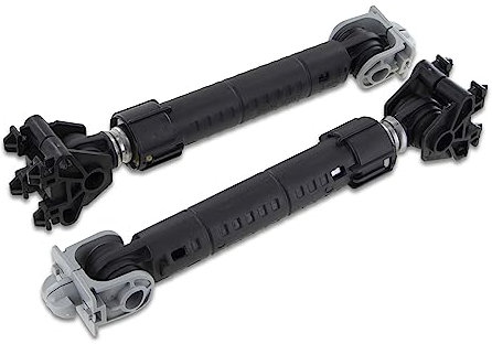 DL-pro Lot de 2 amortisseurs pour Bauknecht Whirlpool 481246648088 Suspa 120N 06230027 Indesit C00313104 Amortisseur de vibrations avec alésage de 10 mm pour machine à laver