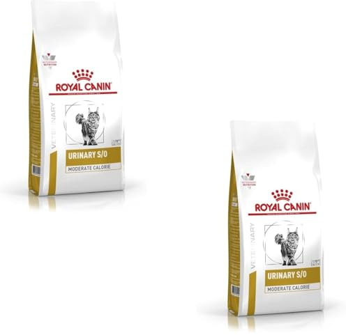 Royal Canin Veterinary Urinary S/O Moderate Calorie | Doppelpack | 2 x 400 g | Trockenfutter für Katzen | Zur Unterstützung bei Struvitkristallen | Moderater Energiegehalt