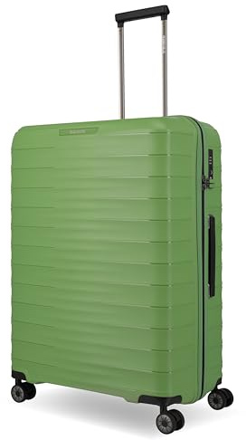 Travelite Koffer MOOBY Größe L, 77 cm, 106 Liter, Reisekoffer groß | kratzfester Hartschalenkoffer aus robustem Material, Trolley mit 4 Doppelrollen & TSA Schloss, viel Stauraum, Rollkoffer