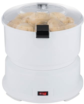 Kartoffelschälmaschine,85W Elektrischer Kartoffelschäler, Schälmaschine zum Schälen von 1,76 Pfund Kartoffeln oder Abtropfen von Gemüse verwendet werden (AOT-P09)