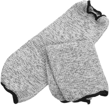 GLEAVI Schnittfeste Armstulpen Für Unterarm Schutz 35cm Hppe Schutzärmel Für Garten Bau Und Holzverarbeitung Atmungsaktive Ergonomische Armabdeckung Mit Daumenloch