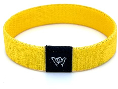Hang Loose Bands Surfer Beach Bracelet for Men, Women, and Teens – Comfortable Summer Bracelets – Reversible Bohemian Bracelet – Festival Accessories and Adjustable Friendship Bracelet, Medium: 7.5