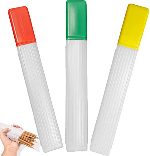 Lpitoy Contenedor De Agujas De Coser Transparente, Tubos De Almacenamiento De Agujas, Soporte para Botellas, Estuche De Almacenamiento, Soporte para Agujas De Coser De Fieltro