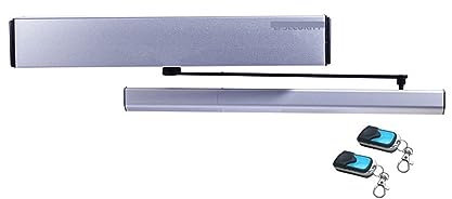 Motor Puerta Corredera, 100 kg de peso hacia adentro abridor de puerta abatible automático/abridor de puerta abatible teclado de cierre, cerradura de puerta, Sensor infrarrojo,para Puerta de Jardín(K