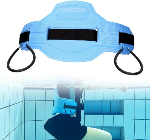 Boosteady Swim Belts for Water Aerobics,Swimming Waist Belt for Adults EVA Foam & Nylon Materials-Blue